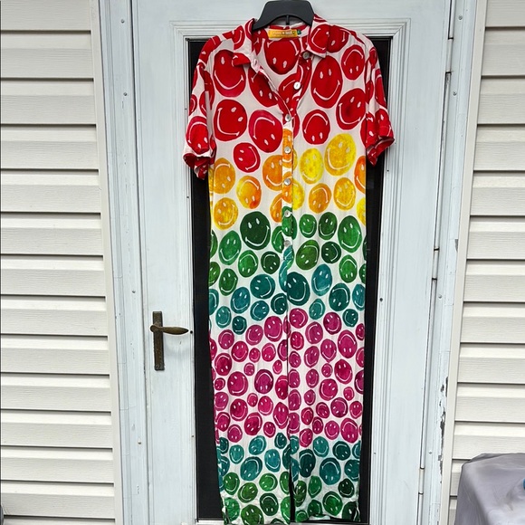 FARM Rio Multicolor Smiley Jumpsuit - Picture 1 of 16